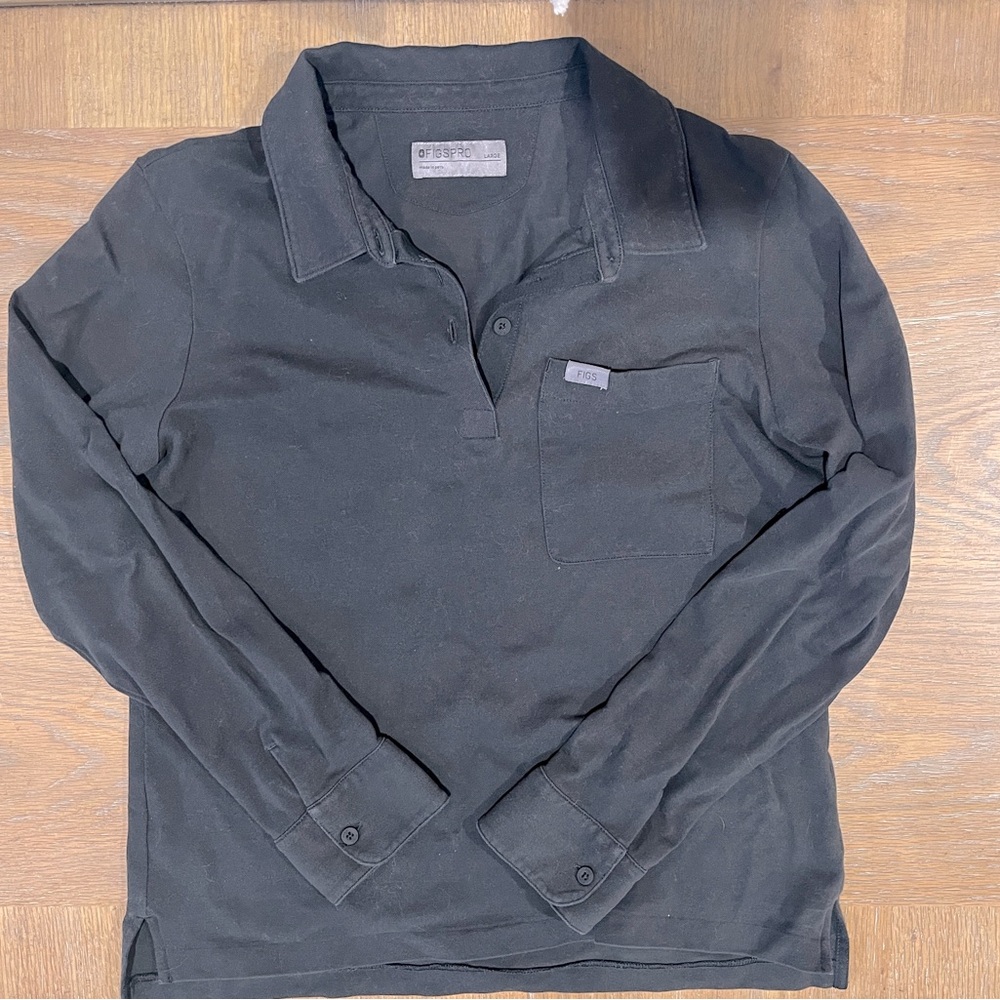 Figs polo L/S